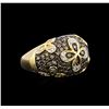 Image 1 : 14KT Yellow Gold 1.09ctw Brown Diamond Ring