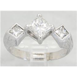 1.25ctw Diamond Ring - 14KT White Gold