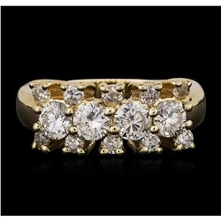 14KT Yellow Gold 1.28ctw Diamond Ring