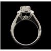 Image 3 : 14KT White Gold 2.02ctw Diamond Ring