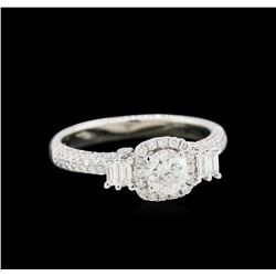 1.30ctw Diamond Ring - 18KT White Gold