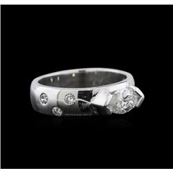 0.83ct Diamond Ring - 14KT White Gold