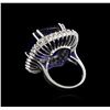 Image 3 : 14KT White Gold GIA Certified 43.23ct Tanzanite and Diamond Ring