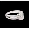 Image 1 : 1.34ctw Diamond Ring - 18KT White Gold