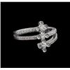 Image 1 : 0.37ctw Diamond Ring - 14KT White Gold