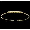 Image 3 : 0.55ctw Diamond Bracelet - 14KT Yellow Gold