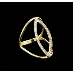 0.20ctw Diamond Ring - 14KT Yellow Gold