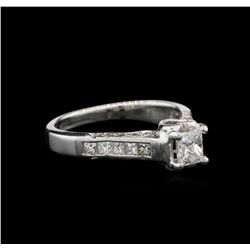 0.90ctw Diamond Ring - 14KT White Gold