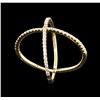 Image 1 : 0.30ctw Diamond Ring - 14KT Yellow Gold