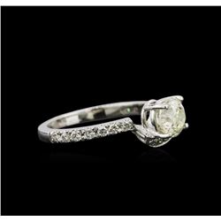 1.32ctw Diamond Ring - 18KT White Gold