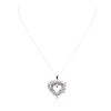 Image 2 : 14KT White Gold 1.83ctw Diamond Pendant With Chain