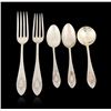 Image 1 : Mount Vernon by Lunt- Antique Sterling (5) Piece Lot. No Monograms