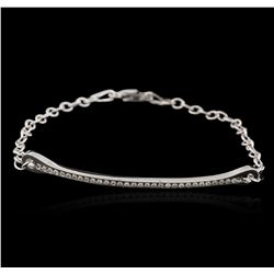 14KT White Gold 0.26ctw Diamond Bracelet