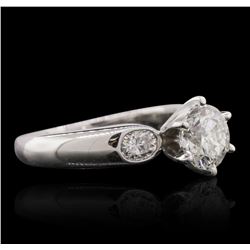 18KT White Gold 1.78ctw Diamond Ring