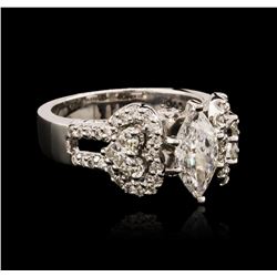 18KT White Gold 1.83ctw Diamond Ring