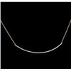 Image 1 : 0.45ctw Diamond Necklace - 14KT Rose Gold