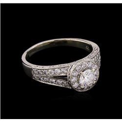 0.99ctw Diamond Ring - 14KT White Gold