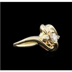 0.30ctw Diamond Ring - 14KT Yellow Gold