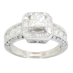 2.02ctw Diamond Ring - 14KT White Gold