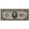Image 1 : 1934 $20 Hawaii Federal Reserve Note Currency