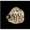 Image 1 : 14KT Yellow Gold 0.50ctw Diamond Ring