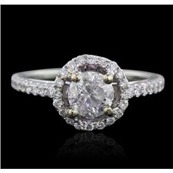 18KT White Gold 1.06ctw Diamond Ring