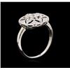 Image 3 : 0.47ctw Diamond Ring - 18KT White Gold
