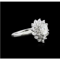 1.55ctw Diamond Ring - 14KT White Gold