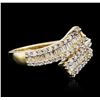 Image 1 : 10KT Yellow Gold 0.50ctw Diamond Ring