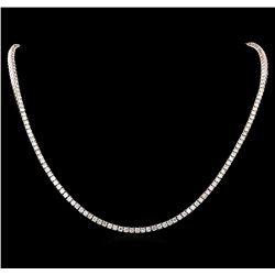 10KT White Gold EGL USA Certified 20.85ctw Diamond Necklace