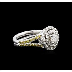 0.93ctw Diamond Ring - 14KT White Gold