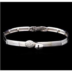0.26ctw Diamond Bracelet - 14KT White Gold