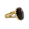 Image 3 : 18KT Yellow Gold 55.92ctw Pyrope-Almandite Garnet Jewelry Suite