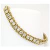 Image 1 : 5.22ctw Diamond Bracelet - 14KT Yellow Gold