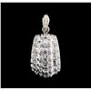 Image 1 : 1.53ctw Diamond Pendant - 18KT White Gold
