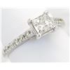 Image 1 : 1.00ctw Diamond Ring - 14KT White Gold