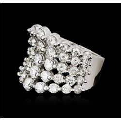 14KT White Gold 5.15ctw Diamond Ring