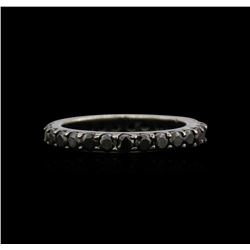 2.00ctw Black Diamond Ring - 14KT White Gold