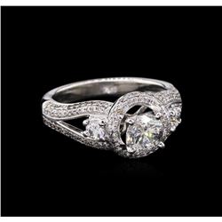 1.57ctw Diamond Ring - 14KT White Gold