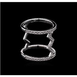 0.89ctw Diamond Ring - 14KT White Gold