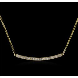 14KT Yellow Gold 0.84ctw Diamond Necklace