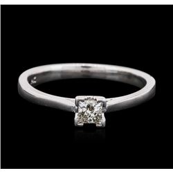 14KT White Gold 0.18ct Diamond Solitaire Ring