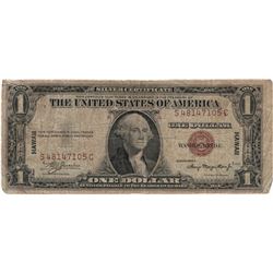 1935 $1 Hawaii Federal Reserve Note Currency