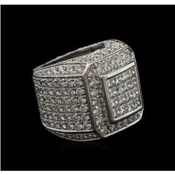 9.00ctw Diamond Ring - 14KT White Gold