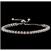 Image 1 : 14KT White Gold 2.34ctw Diamond Tennis Bracelet