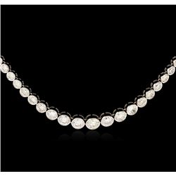 14KT White Gold 8.53ctw Diamond Necklace