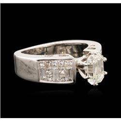 14KT White Gold 1.63ctw Diamond Ring