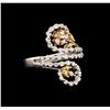 Image 1 : 18KT Two-Tone Gold 0.60ctw Diamond Ring