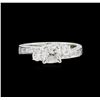 Image 2 : EGL USA Cert 1.74ctw Diamond Ring - 18KT White Gold