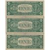 Image 2 : 1957 $1 Silver Certificate Currency Lot of 3